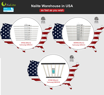Nalite Warehouse in the US!